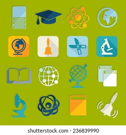 Set of education icons