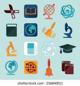 Set of education icons