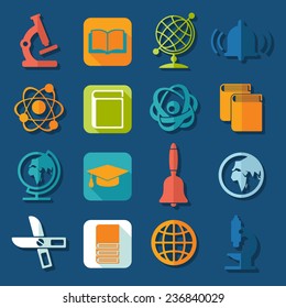 Set of education icons