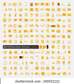 Set of education icons