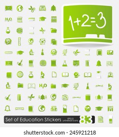 Set of education icons