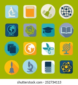 Set of education icons