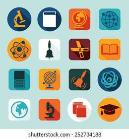 Set of education icons