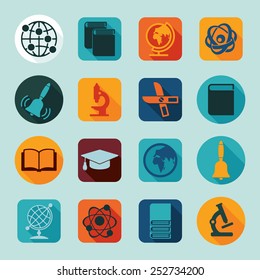 Set of education icons