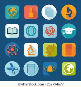 Set of education icons