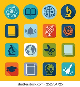 Set of education icons