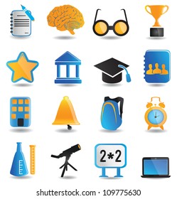 Set of education icons - part 1 - vector icons