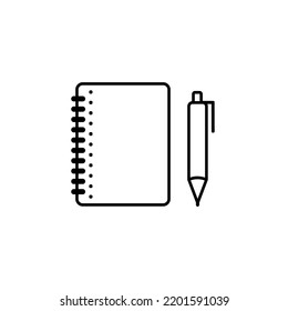 Set Education icons. Stationary outline on white background. All stationary Items. Stationaries icon vector.