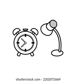 Set Education icons. Stationary outline on white background. All stationary Items. Stationaries icon vector.