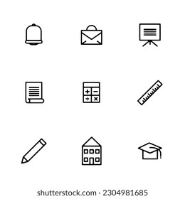 set of education iconsfor web