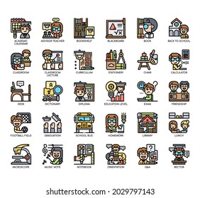 Conjunto de iconos de línea delgada y píxeles perfectos para cualquier proyecto web y de aplicación. 