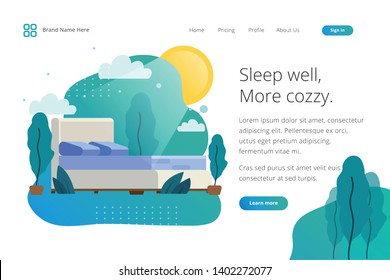 Set of effective website template designs. Modern flat design vector illustration concepts of web page design for website and mobile website development. Easy to edit and customize.