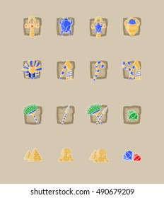 Set of Egypt icons