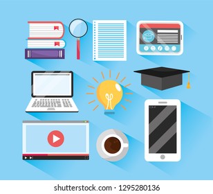 set elearning education and digital profession study