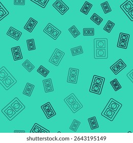 Set Electrical outlet icon isolated on black and white background. Power socket. Rosette symbol.  Vector