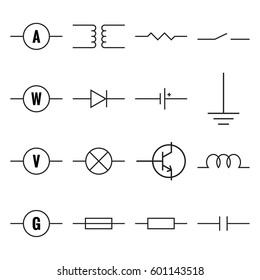 Set of electronic components for circuits and motherboards. 