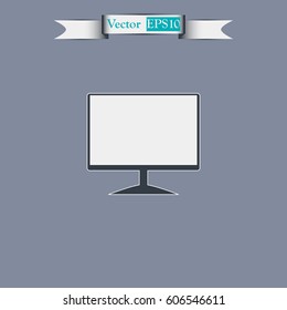 Set of electronic devices icon, vector illustration. Flat design style