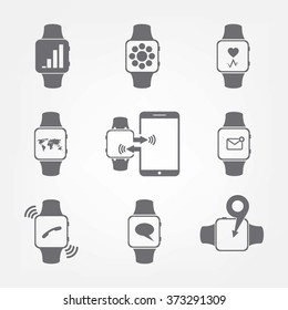 un conjunto de relojes electrónicos