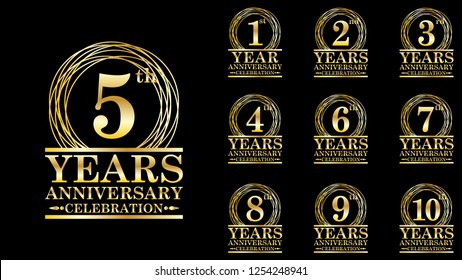 1st Company Anniversary Stock Illustrations, Images & Vectors ...