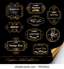 set of elegance label collection