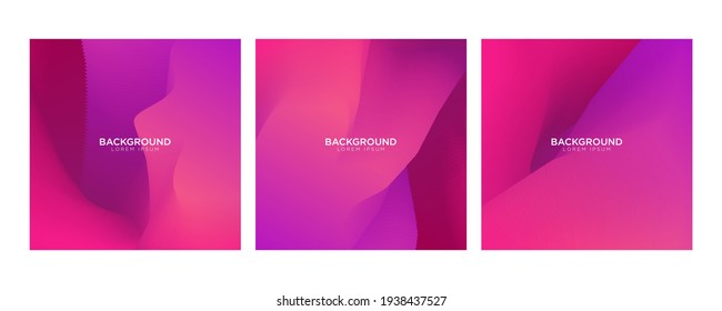 Set of Elegant Abstract Background Illustration. 
Set of Social media Post.