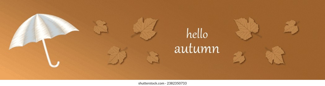 Set of elegant Autumn poster, invitation, postcards and frame leaflet, brochure cover or web banner. Vector illustration voucher template with colorful leaves