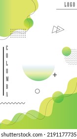 colorido sobre un fondo elegante. combinación de líneas, formas y colores. adecuado para el diseño de presentaciones, banners, folletos, sitios web, empresas, empresas, fundaciones, seminarios, etc