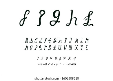 Set of Elegant Chrome Uppercase Alphabet Font. Typography classic style black font set for logo, Poster, Invitation,name text fight vector illustration


