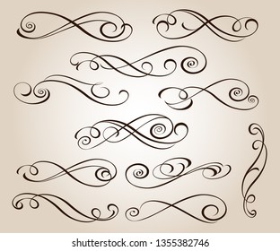 Set Design Elements Vector Illustration Stock Vector (Royalty Free ...