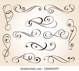 Vectorized Scroll Design Elements Can Be Stock Vector (Royalty Free ...