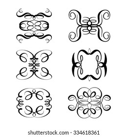 Set of elegant flourishes for your design