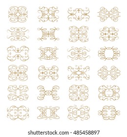 Set of elegant flourishes for your design