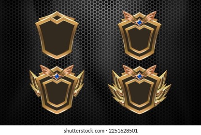 Set of Elegant Game Ranking Badge