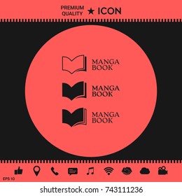 Set of Elegant logo with book symbol