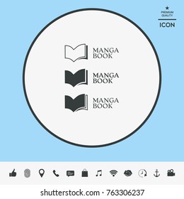 Set of Elegant logo with book symbol