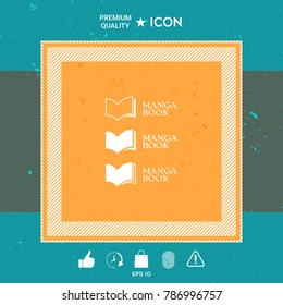 Set of Elegant logo with book symbol