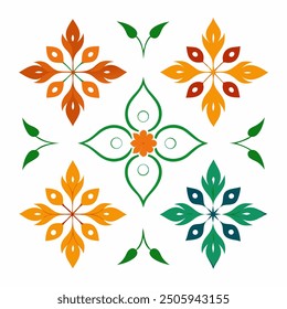 A set of elegant ornamental floral elements perfect for enhancing your digital designs. These intricate vector illustrations add a touch of luxury and sophistication to any project.
