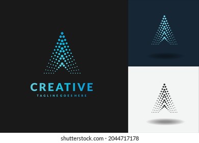 set of elegant Pixel Arrow logo template,Technology Logo designs template, Connecting logo symbol template