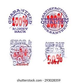 the set of element for design badges, illustration clip-art