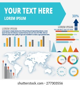 Set element of infographic. Vector, illustration.