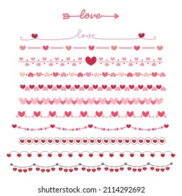 set of element love divider