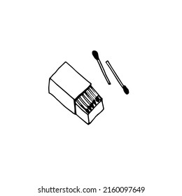 A set of elements for camping.