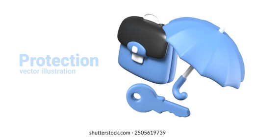 Set of elements for concepts of mechanical and electronic protection