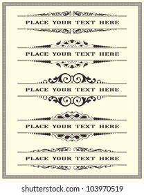 A set of elements for design