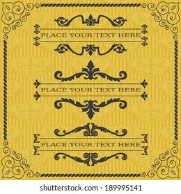 A set of elements for design