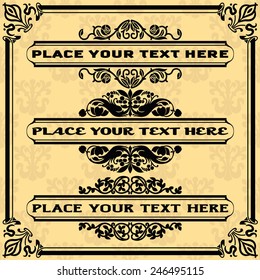 A set of elements for design