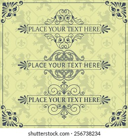A set of elements for design