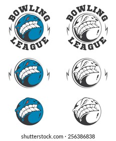Set of elements for design sport labels and badges.