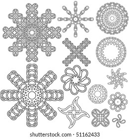 Set elements design. Vector.