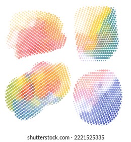 A set of elements for design. Vector backgrounds waiting for the location of text and illustrations.